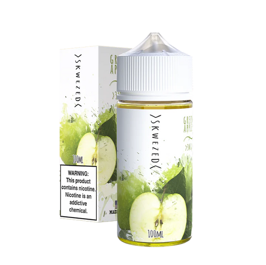 GREEN APPLE 100ML - SKWEZED NON ICED