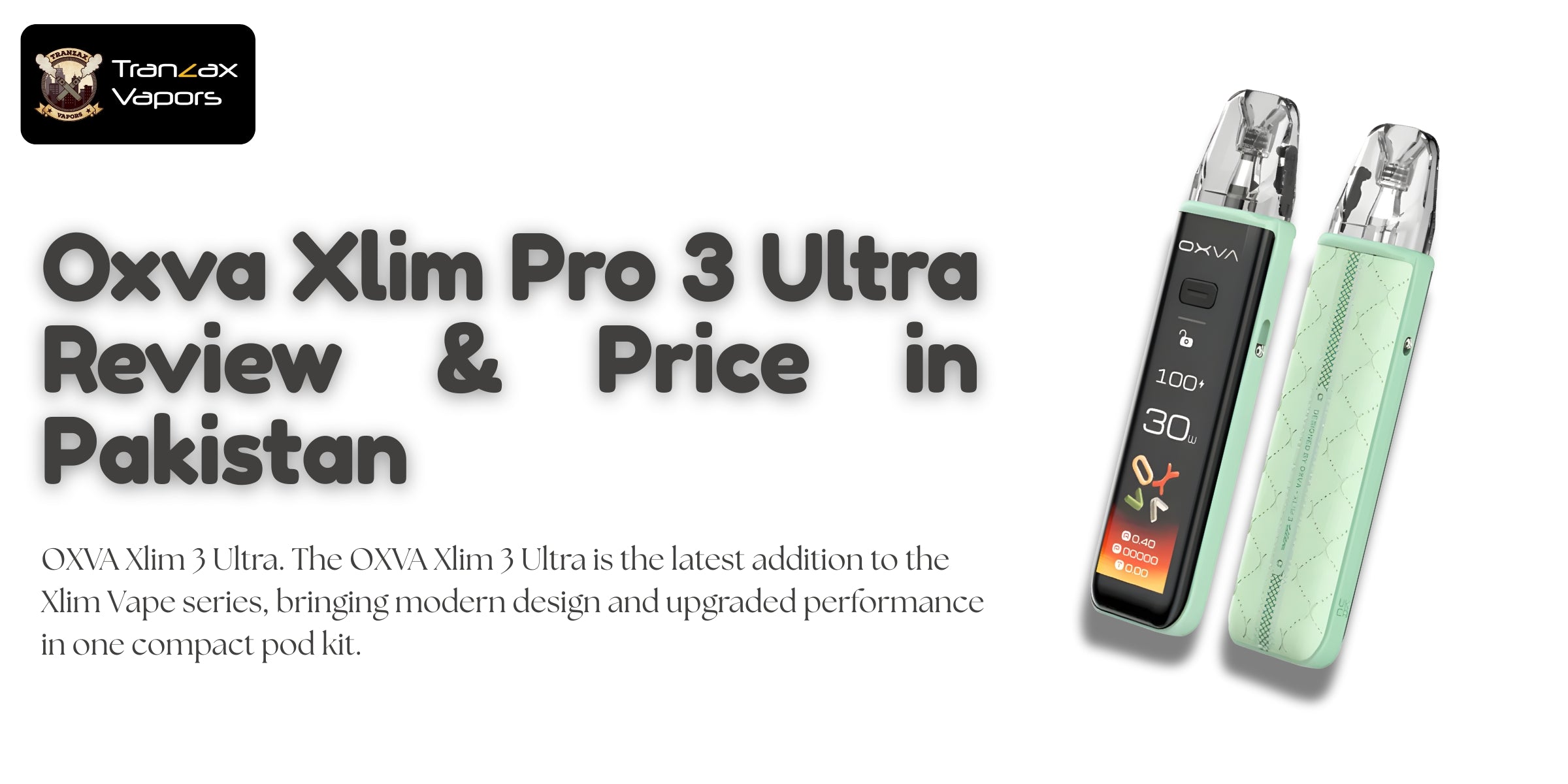 Oxva Xlim Pro 3 Ultra Review & Price Online in Pakistan