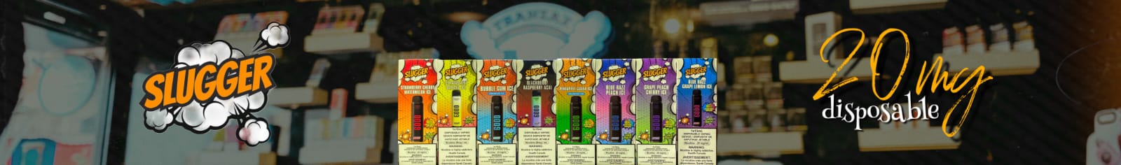 slugger 20 mg disposable