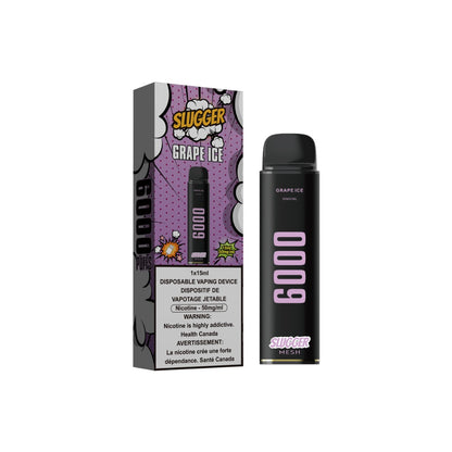 50MG GRAPE ICE | SLUGGER DISPOSABLE 6000 PUFFS