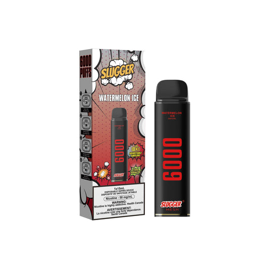 50MG WATERMELON ICE | SLUGGER DISPOSABLE 6000 PUFFS