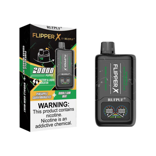 FLIPPER X 20000 PUFFS 50MG DISPOSABLE BY RUFPUF