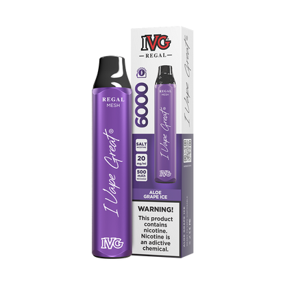 IVG REGAL 20MG DISPOSABLES 6000 PUFFS