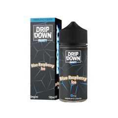 BLUE RASPBERRY ICE 100ML - DRIP DOWN FROSTY