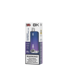 BLUEBERRY COTTON CANDY ICE 35MG - IVG DISPOSABLE 8000 PUFFS