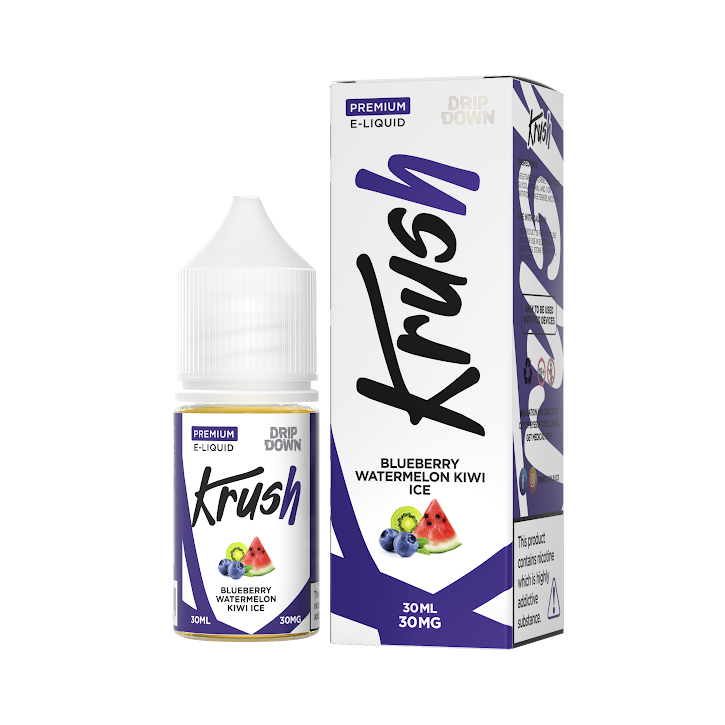 BLUEBERRY WATERMELON KIWI ICE 30ML - DRIP DOWN KRUSH SERIES