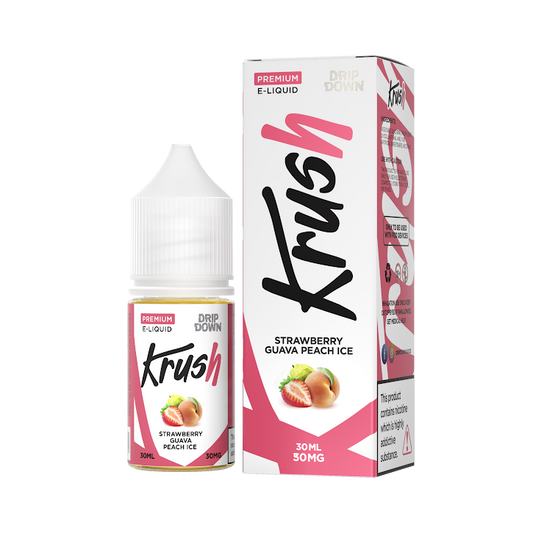 STRAWBERRY GUAVA PEACH ICE 30ML - DRIP DOWN KRUSH SERIES