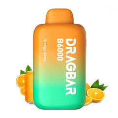 ORANGE SODA 50MG - DRAGBAR DISPOSABLE 6000 PUFFS