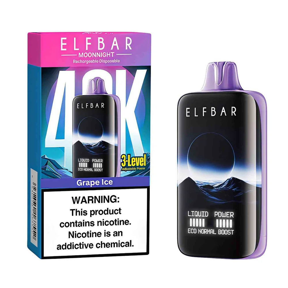 ELF BAR MOON NIGHT DISPOSABLE 40K PUFFS 50MG