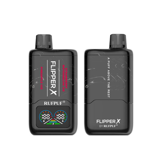 STRAWBERRY WATERMELON ICE + PINEAPPLE ICE- FLIPPER X 20000 PUFFS DISPOSABLE BY RUFPUF