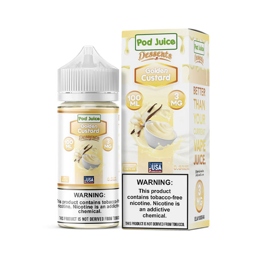 POD JUICE GOLDEN CUSTARD 100ML 3MG