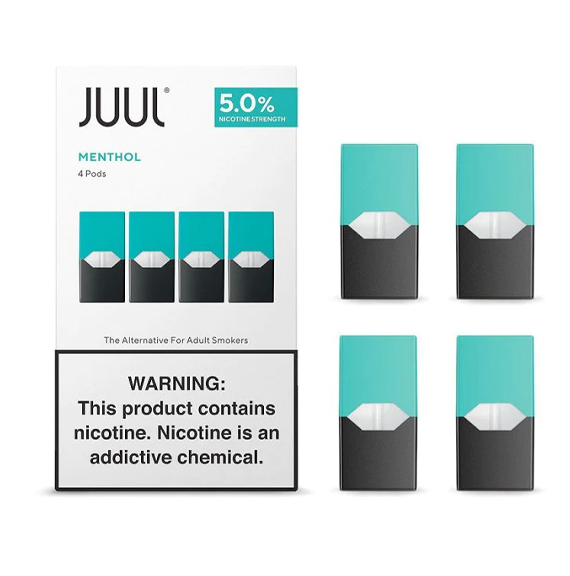 JUUL MENTHOL 5% – PACK OF 4