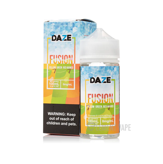 DAZE FUSION – YELLOW GREEN RED MANGO 100ML 3MG