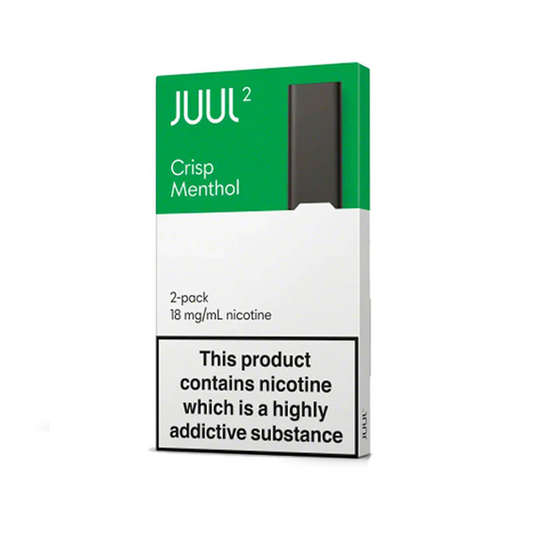 JUUL 2 CRISP MENTHOL PODS 2 PACK