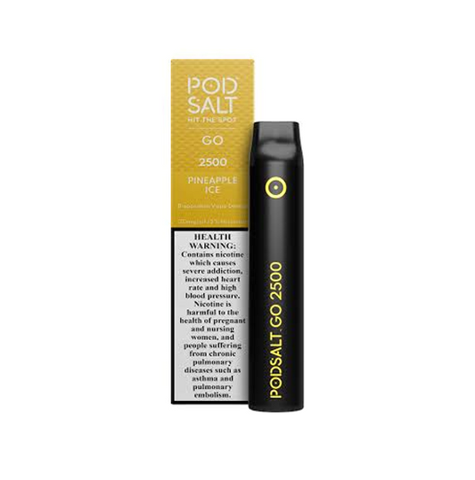 DISPOSABLE POD SALT GO 5% 2500 PUFFS