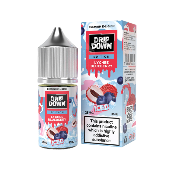 LYCHEE BLUEBERRY ICE 30ML - DRIP DOWN EDITION SERIES