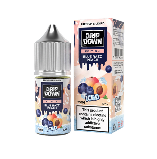 BLUE RAZZ PEACH ICE 30ML - DRIP DOWN EDITION