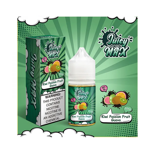 JUICY MAX – KIWI PASSION FRUIT GUAVA 30MG 30ML