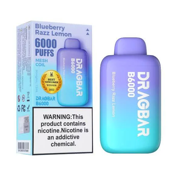 DISPOSABLE DRAGBAR B6000 PUFFS 5%