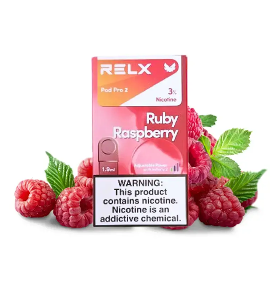 RUBY RASPBERRY 3% RELX POD