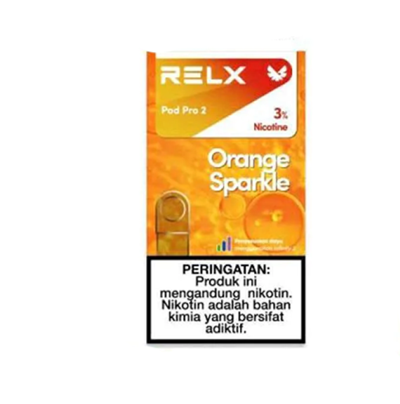 ORANGE SPARKLE 3% RELX POD