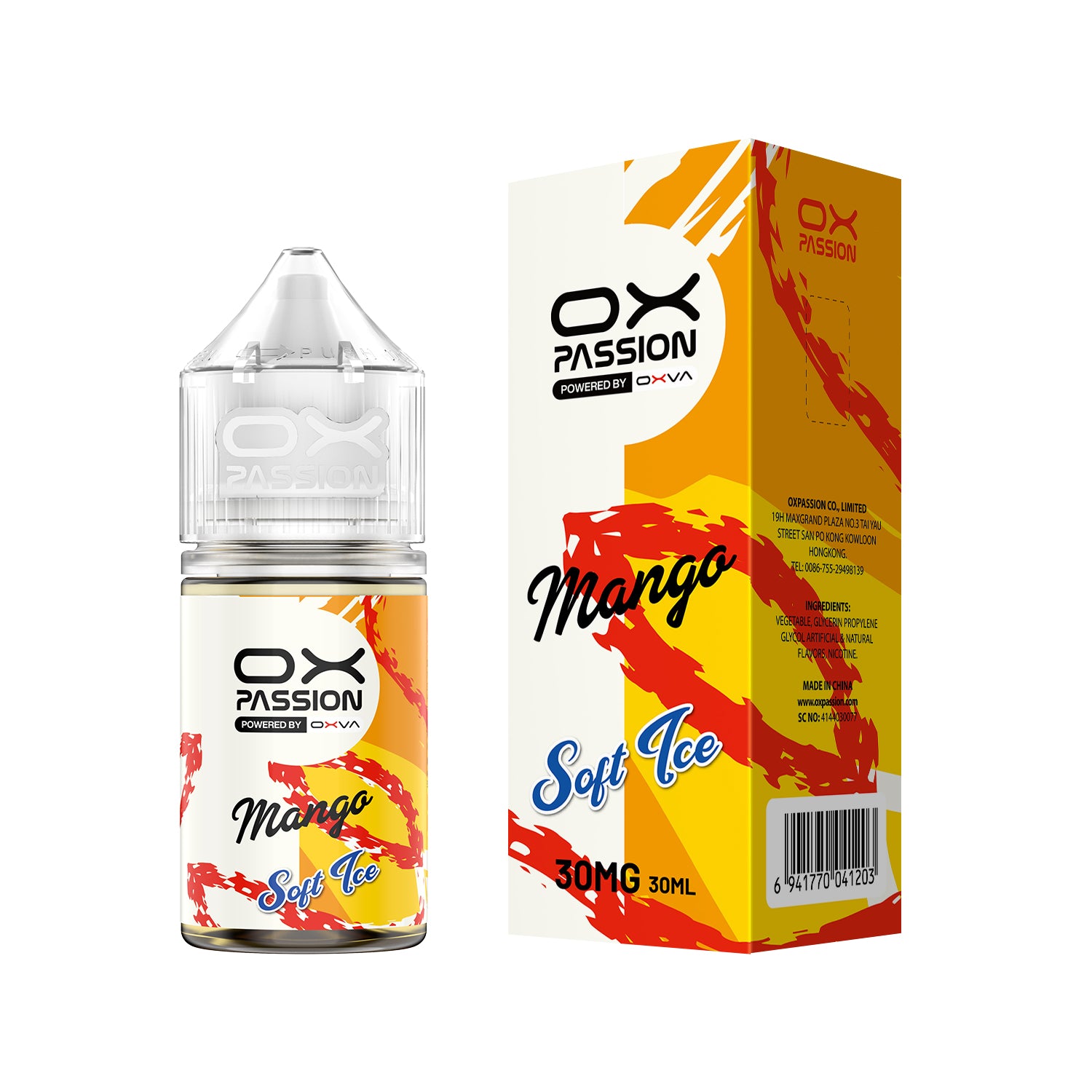 MANGO ICE 30ML - OX PASSION SOFT ICE