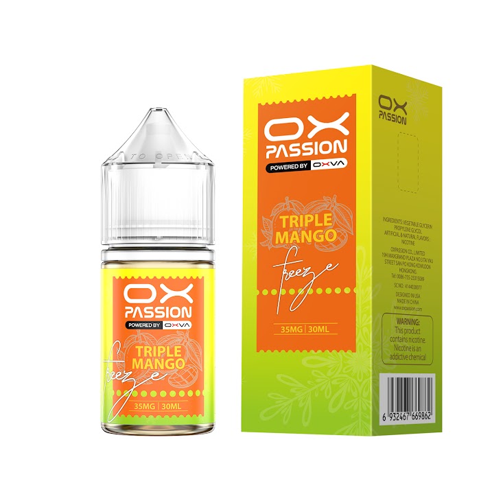 TRIPLE MANGO ICE 30ML - OX PASSION SALT BY OXVA