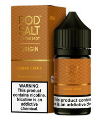 CUBAN CREAM 30ML - POD SALT ORIGIN
