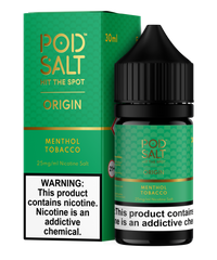 MENTHOL TOBACCO 30ML - POD SALT ORIGIN