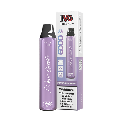IVG REGAL 20MG DISPOSABLES 6000 PUFFS