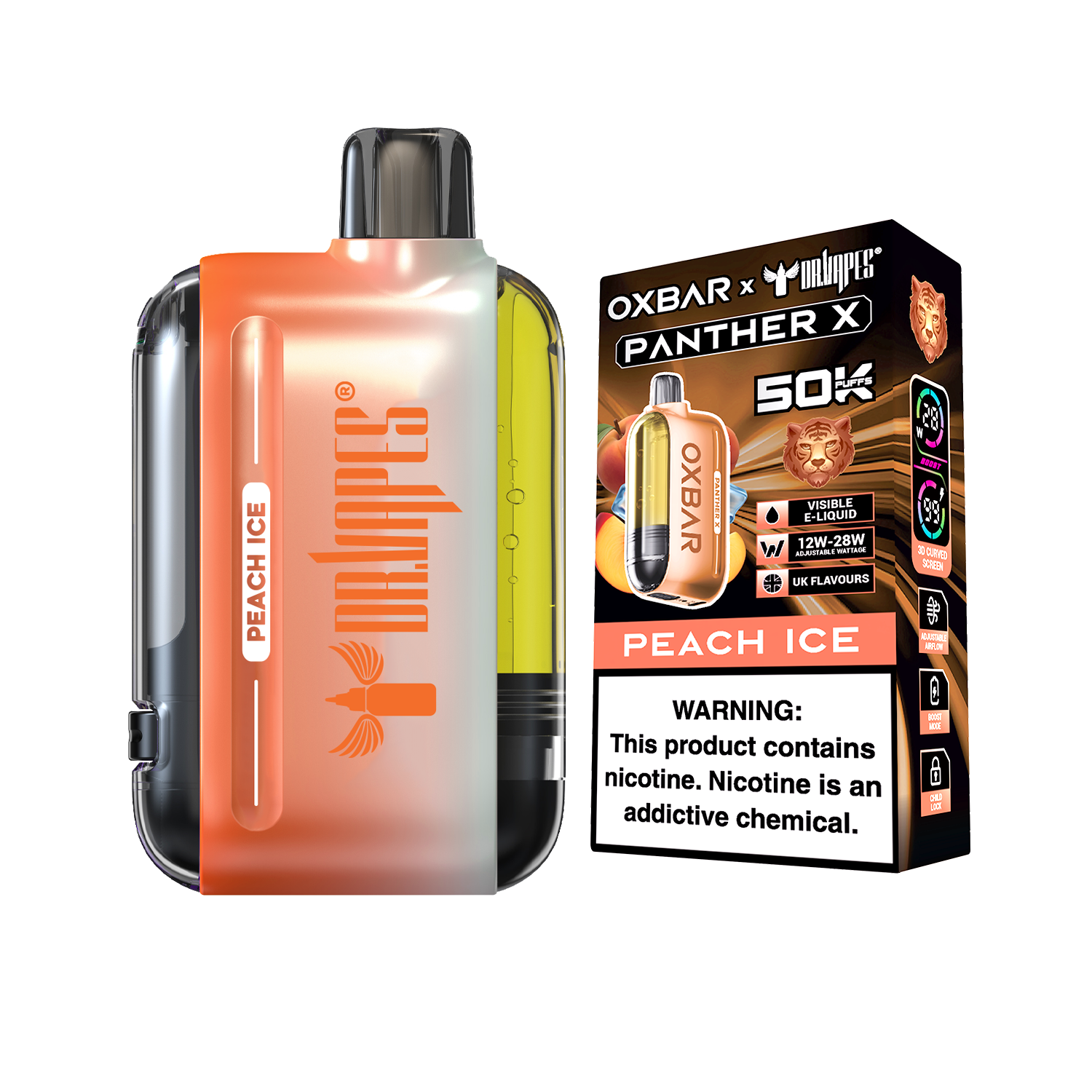 OXBAR PANTHER X DISPOSABLE 50K PUFFS