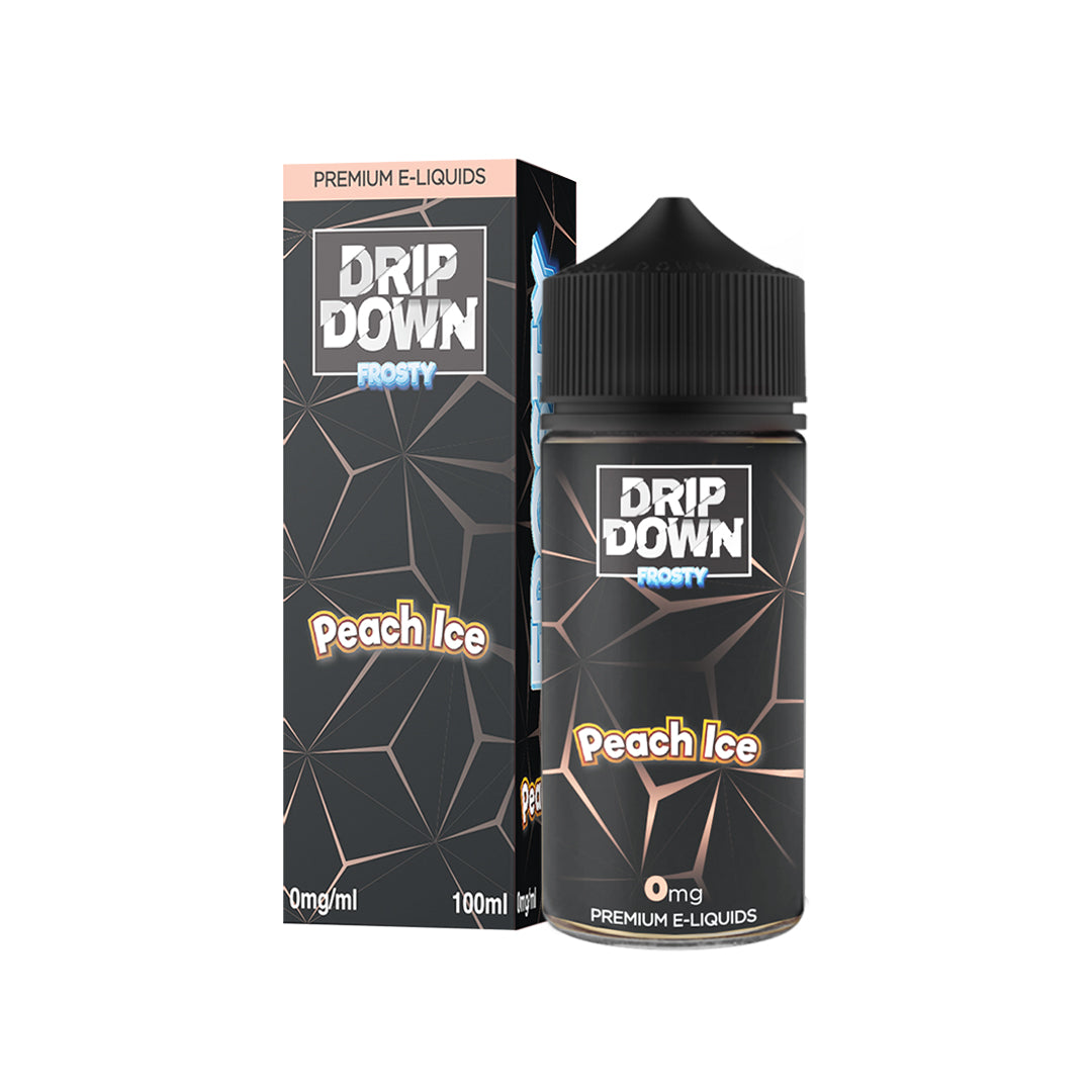 PEACH ICE 100ML/60ML - DRIP DOWN FROSTY