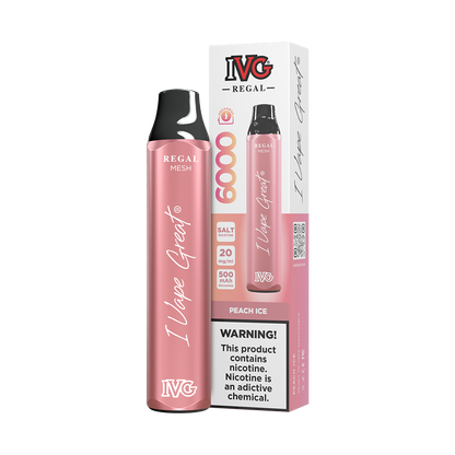 IVG REGAL 20MG DISPOSABLES 6000 PUFFS