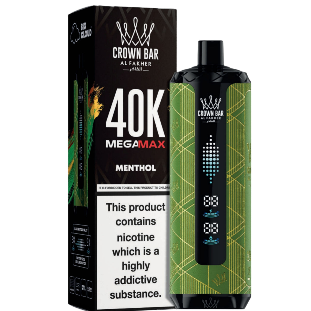 MENTHOL - AL FAKHER MEGA MAX 40K DISPOSABLE
