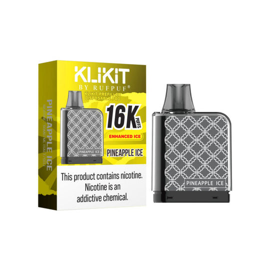 PINEAPPLE ICE 50MG - KLIKIT DISPOSABLE 16K POD RUFPUF