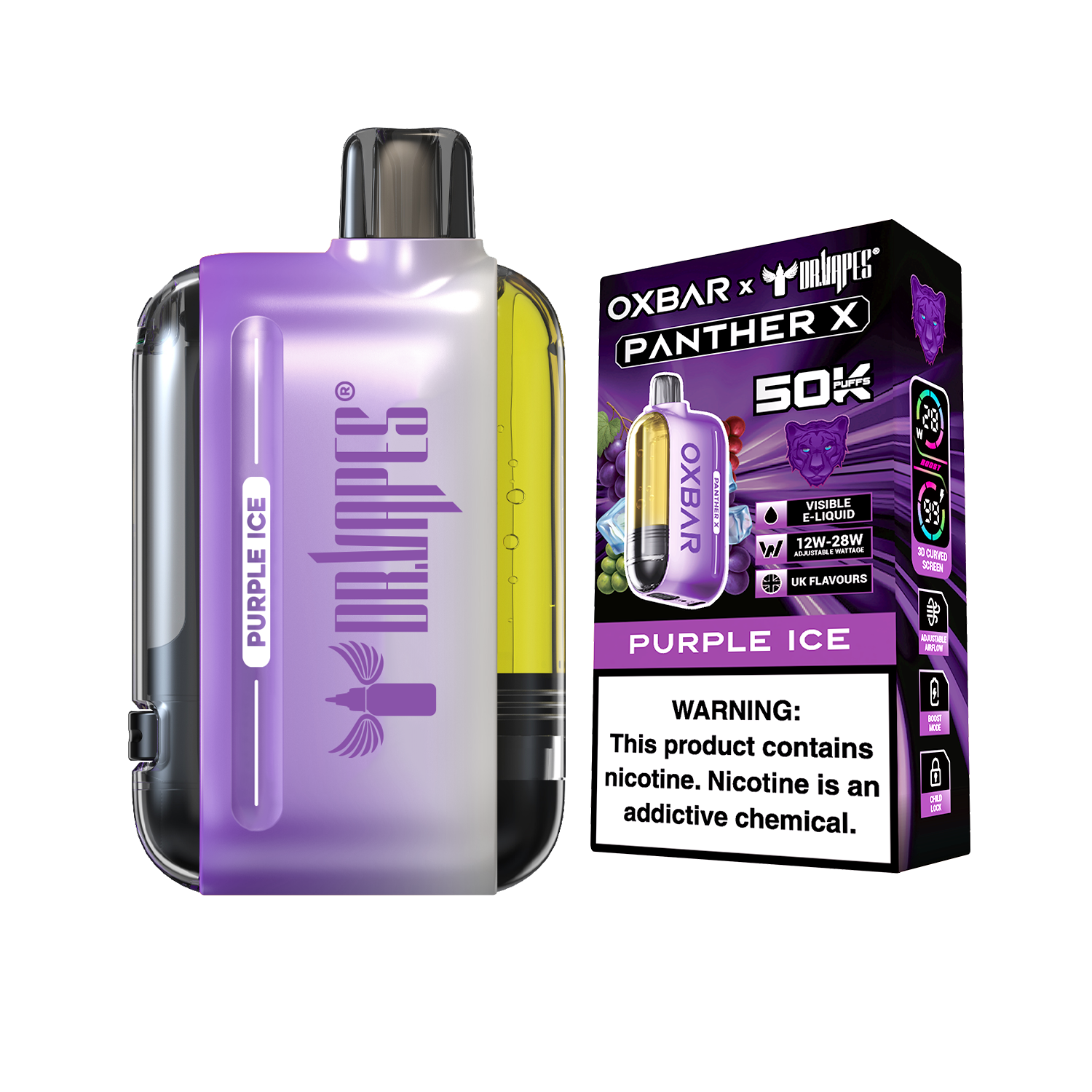 OXBAR PANTHER X DISPOSABLE 50K PUFFS