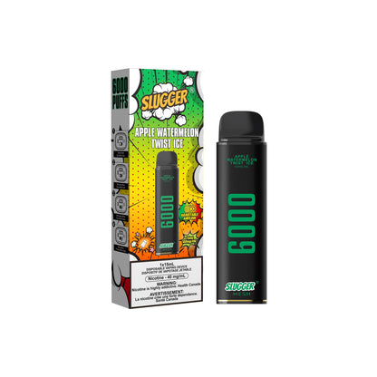 40MG APPLE WATERMELON TWIST ICE | SLUGGER DISPOSABLE 6000 PUFFS