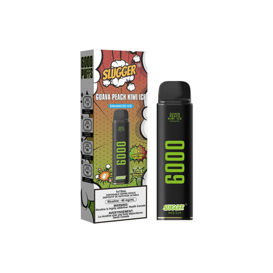 40MG GUAVA PEACH KIWI - SLUGGER DISPOSABLE 6000 PUFFS