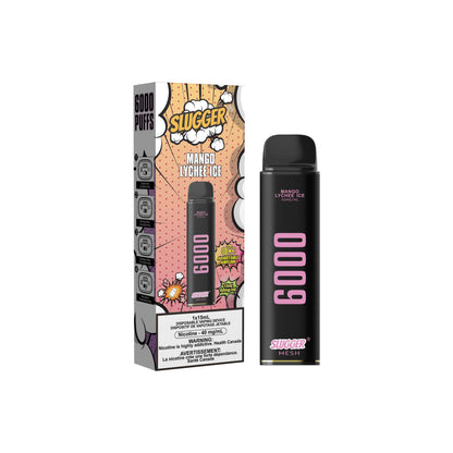 40MG MANGO LYCHEE ICE | SLUGGER DISPOSABLE 6000 PUFFS