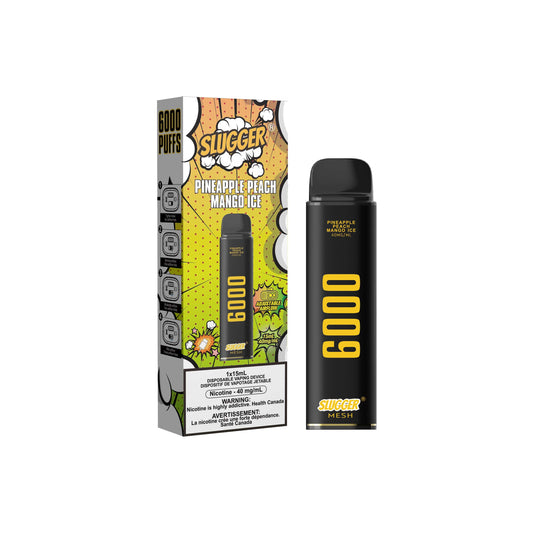 40MG PINEAPPLE PEACH MANGO ICE | SLUGGER DISPOSABLE 6000 PUFFS