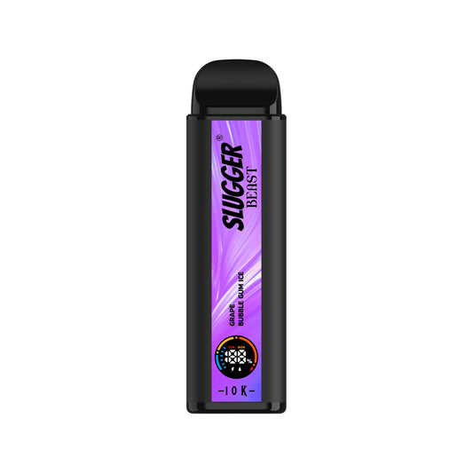 GRAPE BUBBLEGUM ICE - SLUGGER BEAST DISPOSABLE 50MG 10000 PUFFS