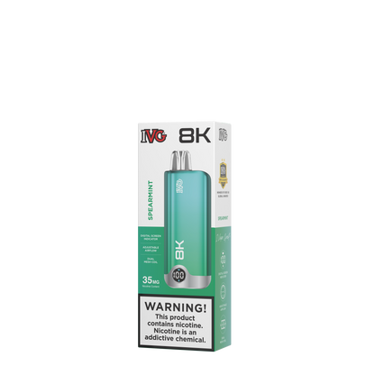 SPEARMINT 35MG - IVG DISPOSABLE 8000 PUFFS