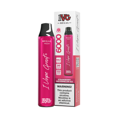 STRAWBERRY WATERMELON 20MG - IVG REGAL DISPOSABLE 6000 PUFFS