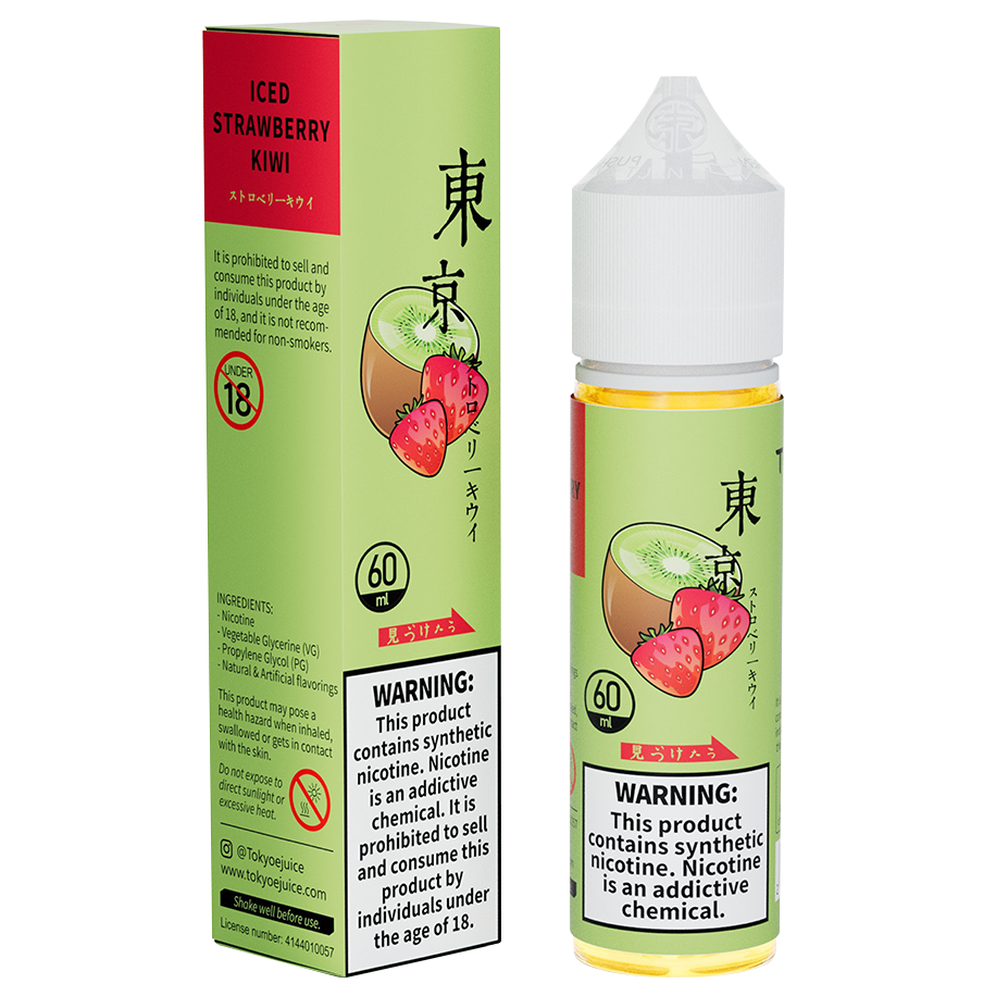 STRAWBERRY KIWI ICE 60ML - TOKYO CLASSIC