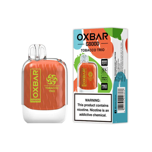 TRIO TOBACCO 5% | OXBAR G8000