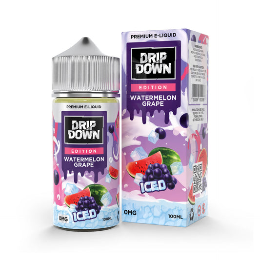 WATERMELON GRAPE ICE 100ML - DRIP DOWN EDITION