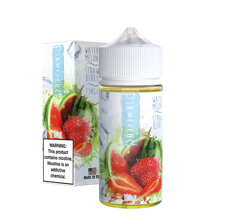 WATERMELON STRAWBERRY ICE 100ML - SKWEZED ICED