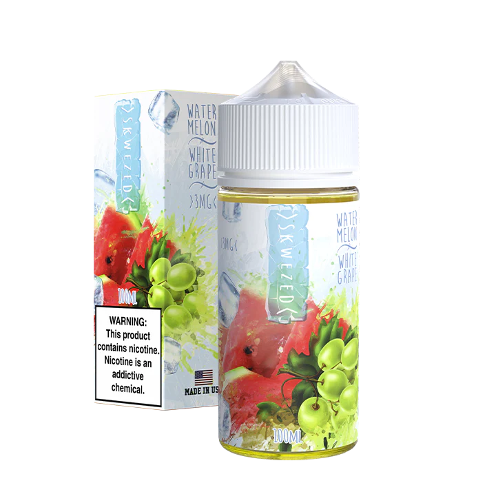WATERMELON WHITE GRAPE ICE 100ML - SKWEZED ICED