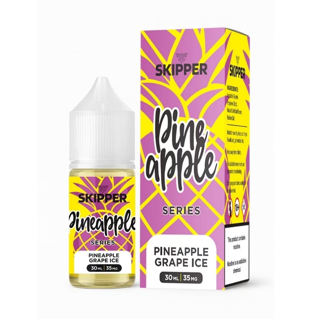 PINEAPPLE GRAPE ICE 30ML - SKIPPER SALT PINEAPPLE SERIES
