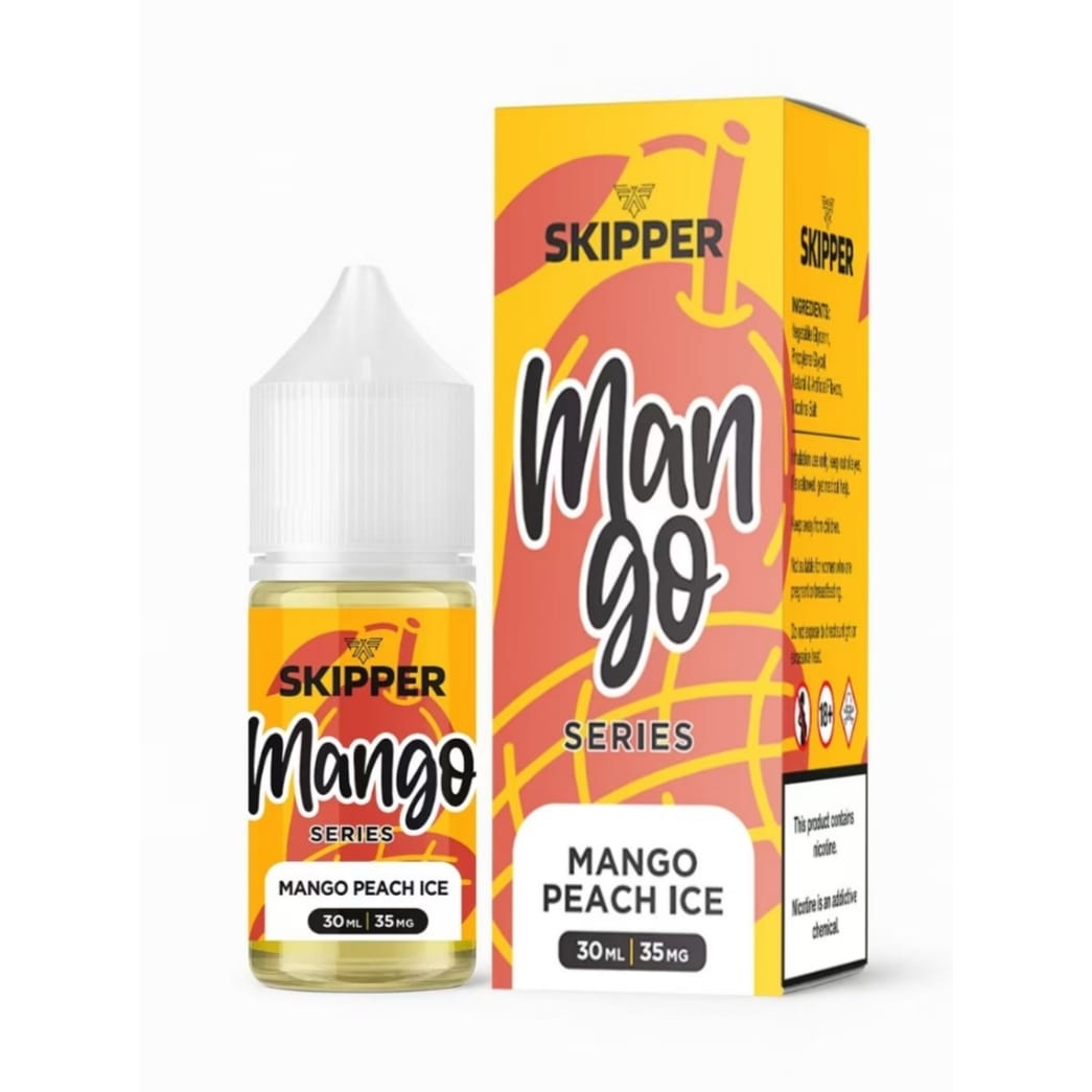MANGO PEACH ICE 30ML - SKIPPER SALT MANGO SERIES